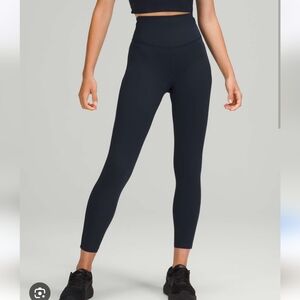 Lululemon Navy Base Pace 25 Inch Inseam New With Tags